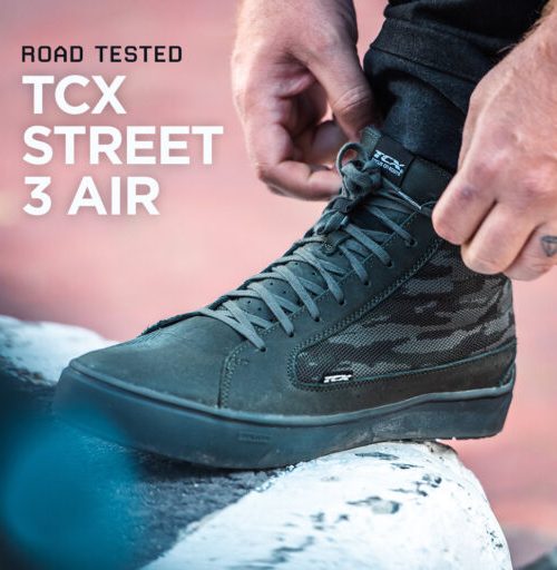 ROAD TESTED: THE TCX STREET 3 AIR MOTORCYCLE RIDING SNEAKER