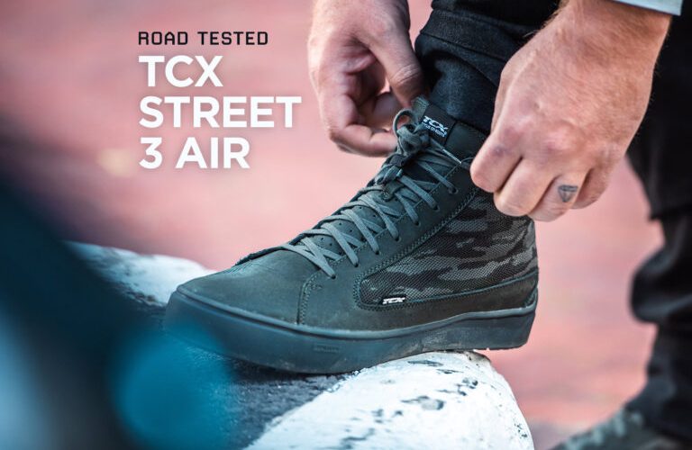 ROAD TESTED: THE TCX STREET 3 AIR MOTORCYCLE RIDING SNEAKER